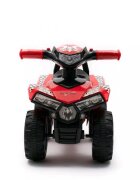 BABY MIX ATV Ride On fara pedale Super ATV Pink cu muzica si luminimanere ergonomicespatiu de depozitaresistem anti-rasturnareroti rezistentede la 12 luni sau maxim 23kg