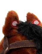BABY MIX Calut balansoar din plus cu melodie de cowboy si efect de galop Arthur maro deschis