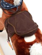 BABY MIX Calut balansoar din plus cu melodie de cowboy si efect de galop Maro inchis