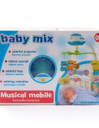 BABY MIX Carusel muzical cu proiectii si sunete Red