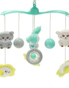 BABY MIX Carusel muzical pentru patut bebelusi Mint