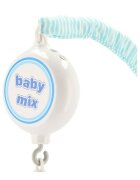 BABY MIX Carusel muzical pentru patut cu 5 jucarii din plus Elephants and foxes