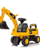 BABY MIX Excavator ride on Cat cu sunete suport pentru jucarii sub sezut 24 luni+ greutate admisa 25 kg