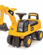 BABY MIX Excavator ride on Cat cu sunete suport pentru jucarii sub sezut 24 luni+ greutate admisa 25 kg