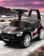 BABY MIX Masinuta de impins Racer Black cu sunete suport jucarii sub sezut si spatar confortabil 12 luni+ greutate admisa 25 km