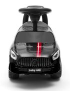 BABY MIX Masinuta de impins Racer Black cu sunete suport jucarii sub sezut si spatar confortabil 12 luni+ greutate admisa 25 km