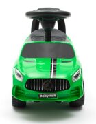BABY MIX Masinuta de impins Racer Green cu sunete suport jucarii sub sezut si spatar confortabil 12 luni+ greutate admisa 25 km