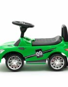 BABY MIX Masinuta de impins Racer Green cu sunete suport jucarii sub sezut si spatar confortabil 12 luni+ greutate admisa 25 km