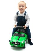 BABY MIX Masinuta de impins Racer Green cu sunete suport jucarii sub sezut si spatar confortabil 12 luni+ greutate admisa 25 km