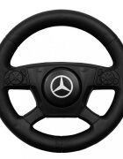 BABY MIX Masinuta fara pedale cu volanclaxonluminispatiu de depozitareroti EVApana la 25kgprotectie antirasturnare si Licenta Mercedes Benz Police Blue