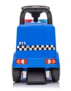 BABY MIX Masinuta fara pedale cu volanclaxonluminispatiu de depozitareroti EVApana la 25kgprotectie antirasturnare si Licenta Mercedes Benz Police Blue