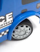 BABY MIX Masinuta fara pedale cu volanclaxonluminispatiu de depozitareroti EVApana la 25kgprotectie antirasturnare si Licenta Mercedes Benz Police Blue