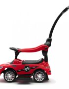 BABY MIX Masinuta fara pedale pentru copii cu maner parental detasabilbara de protectie detasabilaroti rezistente spatiu de depozitaresistem de siguranta anti-rasturnarevolansunete si lumini Racer Red
