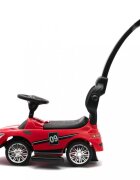 BABY MIX Masinuta fara pedale pentru copii cu maner parental detasabilbara de protectie detasabilaroti rezistente spatiu de depozitaresistem de siguranta anti-rasturnarevolansunete si lumini Racer Red