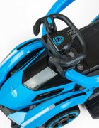 BABY MIX Masinuta fara pedale pentru copii cu maner parental detasabilbara de protectie detasabilaroti rezistentespatiu de depozitaresistem de siguranta anti-rasturnarevolansunete si lumini Speed Baby Blue