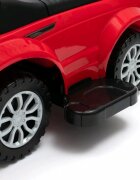 BABY MIX Masinuta fara pedale transformabila 3in1 cu maner parental detasabilbara de siguranta suport picioaresistem antirasturnarespatiu de depozitareroti EVA si muzica Sport Car SUV Pink