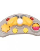 BABY MIX Premergator pliabil cu inaltime reglabilaroti din siliconpanou multimediavolanefecte sonore si luminoase si sistem antirasturnare Steering Wheel Bej