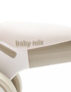 BABY MIX Ride On fara pedale cu cadru usor din aluminiughidon reglabilroti EVAsezut moale si limitator directie de siguranta Bunny Hop Grey