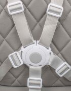 BABY MIX Scaun de masa 2in1 transformabil in scaunel clasic cu cos pentru accesoriihusa detasabilatavita dubla detasabilacentura de siguranta si suport picioare Freja Wooden Dark Grey