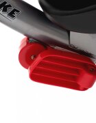 BABY MIX Tricicleta pentru copii Lux Trike Red cu lumini LEDpanou cu muzica si sunetespatar reglabil in 3 pozitiisuport pentru picioare pliabilmaner parental cu control al directieiroti din spuma EVAcos pentru cumparaturi si copertina