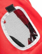 BABY MIX Tricicleta pentru copii Lux Trike Red cu lumini LEDpanou cu muzica si sunetespatar reglabil in 3 pozitiisuport pentru picioare pliabilmaner parental cu control al directieiroti din spuma EVAcos pentru cumparaturi si copertina
