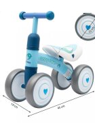 BABY MIX Vehicul RideOn fara pedale pentru copii cu roti duble din spuma EVAcadru metalic rezistentsezut moaleoptiune blocare ghidonde la 12luni si maxim 20kg Baby Bike Fotbal