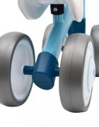 BABY MIX Vehicul RideOn fara pedale pentru copii cu roti duble din spuma EVAcadru metalic rezistentsezut moaleoptiune blocare ghidonde la 12luni si maxim 20kg Baby Bike Fruits Blue
