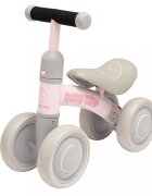 BABY MIX Vehicul RideOn fara pedale pentru copii cu roti duble din spuma EVAcadru metalic rezistentsezut moaleoptiune blocare ghidonde la 12luni si maxim 20kg Baby Bike Fruits Pink