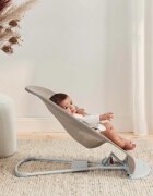 BabyBjorn Balansoar Balance Soft Grey BeigeWhite Mesh Baby Bjorn