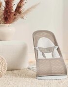 BabyBjorn Balansoar Balance Soft Grey BeigeWhite Mesh Baby Bjorn