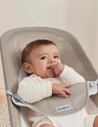 BabyBjorn Balansoar Balance Soft Grey BeigeWhite Mesh Baby Bjorn