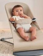 BabyBjorn Balansoar Balance Soft Khaki cu detalii Beige tesatura