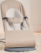 BabyBjorn Balansoar Balance Soft Khaki cu detalii Beige tesatura