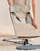 BabyBjorn Balansoar Balance Soft Khaki cu detalii Beige tesatura