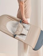BabyBjorn Balansoar Balance Soft Khaki cu detalii Beige tesatura