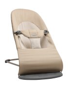 BabyBjorn Balansoar Balance Soft Khaki cu detalii Beige tesatura