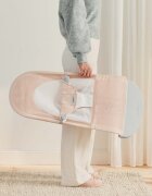 BabyBjorn Balansoar Balance Soft Pearly PinkWhite Mesh Baby Bjorn