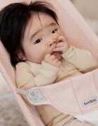 BabyBjorn Balansoar Balance Soft Pearly PinkWhite Mesh Baby Bjorn