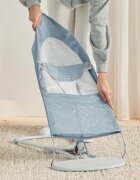 BabyBjorn Balansoar Balance Soft Sky BlueWhite Mesh Baby Bjorn