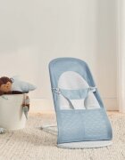 BabyBjorn Balansoar Balance Soft Sky BlueWhite Mesh Baby Bjorn