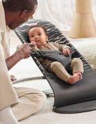 BabyBjorn Balansoar Bliss anthracitelandscape bumbac editie limitata