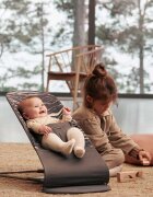BabyBjorn Balansoar Bliss anthracitelandscape bumbac editie limitata