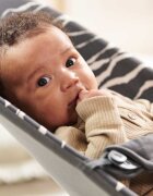 BabyBjorn Balansoar Bliss anthracitelandscape bumbac editie limitata