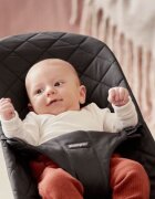 BabyBjorn Balansoar Bliss Black din tesatura matlasata cu aspect Clasic