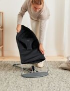 BabyBjorn Balansoar Bliss Black din tesatura matlasata cu aspect Clasic