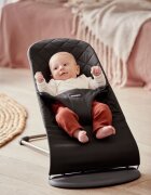 BabyBjorn Balansoar Bliss Black din tesatura matlasata cu aspect Clasic