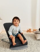 BabyBjorn Balansoar Bliss Black din tesatura matlasata cu aspect Clasic
