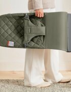 BabyBjorn Balansoar Bliss Dark Green din tesatura matlasata cu aspect Clasic