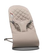 BabyBjorn Balansoar Bliss Sand Grey din tesatura matlasata cu aspect Clasic