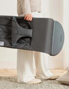 BabyBjorn Balansoar cu aspect delicat de petala tesatura matlasata Bliss Anthracite